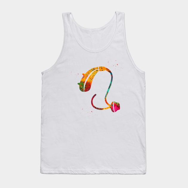 Hearing Aid Tank Top by erzebeth